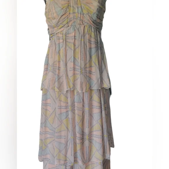 MATTY.  SOFT FLOWY MAXI DRESS GORGEOUS!!!! SIZE M - Picture 3 of 13